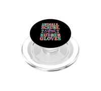 Animales Exfoliantes Y Guantes De Goma Vet Tech PopSockets PopGrip para MagSafe