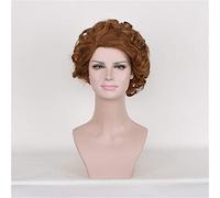Animales fantásticos y dónde encontrarlos Queenie Goldstein Cosplay Peluca Corta Ondulada Cabello dorado Queenie Juego de roles Disfraces Pelucas KUSY9492
