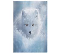 Animales Fox Puzzle 1000 piezas para jóvenes rompecabezas creativo de madera juego familiar Nivel de dificultad puzzles desafíos 78 × 53 cm