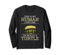 Animales Graciosos Tortugas Humor This Is My Human Costume Turtle Manga Larga
