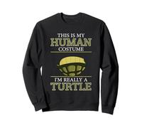 Animales Graciosos Tortugas Humor This Is My Human Costume Turtle Sudadera