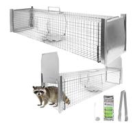 Animales Humane Trampa Jaula Captura Comadreja Gato 120x 26 x 26 cm Petigi
