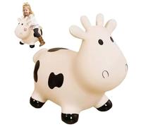 Animales inflables Lindos niños de Vaca Inflable cabalgar en un Caballo Hinchable Salto de la Vaca Juguetes de Vaca Regalo de cumpleaños para bebés niñas 18 Meses+