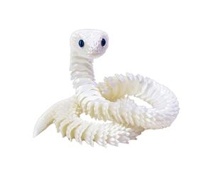 Animales inquietos Impresos en 3D, Estatua de Animal Coleccionable para Escritorio, Serpiente Realista Impresa en 3D de 2.5 pies para Escritorio, decoración del hogar, cumpleaños