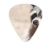 Animales inteligentes Mapache Naturaleza,12 púas de guitarra, 3 grosores diferentes para guitarra acústica, bajo y ukelele