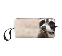 Animales Inteligentes Mapache Naturaleza, Bolsa de Maquillaje Bolsa de cosméticos Bolsa de artículos de tocador de Viaje portátil Bolsa de Maquillaje