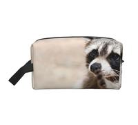 Animales Inteligentes Mapache Naturaleza, Bolsa de Maquillaje Bolsa de cosméticos Bolsa de artículos de tocador de Viaje portátil Organizador de Bolsa de Maquillaje