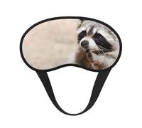 Animales inteligentes Mapache Naturaleza, Cubiertas oculares completas, antifaces para dormir que bloquean la luz, orejeras opacas para dormir