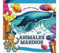 Animales marinos: Libro para colorear