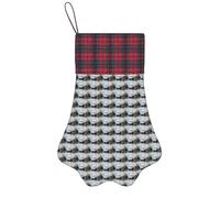 Animales nadando en el océano Impresión Navidad perro pata mascota calcetín día festivo chimenea decoración Navidad suministros temporada regalo