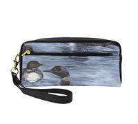 Animales Pato, Bolsa de Maquillaje Bolsa de cosméticos Bolsa de Aseo de Viaje portátil Estuche de Cuero para Mujeres y niñas