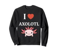 Animales pequeños axolotl divertido simple i love axolotl Sudadera
