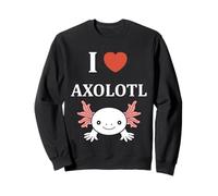 Animales pequeños axolotl divertido simple i love axolotl Sudadera