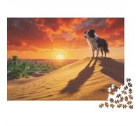 Animales Puzzle 1000 Piezas Cartón Puzzle Grande Adulto Difícil Collie fronterizo Educa Regalo Original 70x50cm/1000pcs
