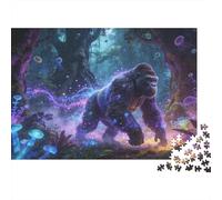 Animales Puzzle 1000 Piezas Cartón Puzzle Grande Adulto Difícil gorilas Coleccionable Regalo 52x38cm/1000pcs