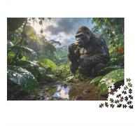 Animales Puzzle 1000 Piezas Cartón Puzzle Grande Adulto Difícil gorilas Coleccionable Regalo Original 38x26cm/1000pcs
