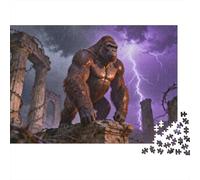 Animales Puzzle 1000 Piezas Cartón Puzzle Grande Adulto Difícil gorilas Coleccionistas Padres E Hijos 52x38cm/1000pcs