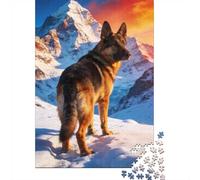 Animales Puzzle 1000 Piezas Cartón Puzzle Grande Adulto Difícil Pastor alemán Coleccionable Regalo 52x38cm/1000pcs