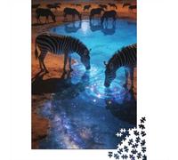 Animales Puzzle 1000 Piezas Cartón Puzzle Grande Adulto Relajarse Cebra Educa Puzzle para Hacer En Familia 38x26cm/1000pcs