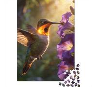 Animales Puzzle 1000 Piezas Cartón Puzzle Grande Adulto Relajarse colibrí Educa Navidad 38x26cm/1000pcs