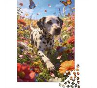 Animales Puzzle 1000 Piezas Cartón Puzzle Grande Adulto Relajarse dalmata Puzzle Familiar Padres E Hijos 52x38cm/1000pcs