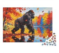 Animales Puzzle 1000 Piezas Cartón Puzzle Grande Adulto Relajarse gorilas Educa Regalo Original 38x26cm/1000pcs