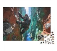 Animales Puzzle 1000 Piezas Cartón Puzzle Grande Adulto Relajarse gorilas Educa Regalo Original 52x38cm/1000pcs