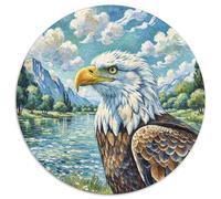 Animales Puzzle 1000 Piezas Puzzles Animales Rondas De Rompecabezas Juego Familiar Cultivar El Pensamiento Juego Familiar para Niños Descompresióny Regalo 1000pcs (67.5x67.5cm)