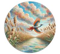 Animales Puzzle 1000 Piezas Puzzles Cute Animaless Puzzle Circular De Arte De Juego Divertido Juego Familiar para Niños Descompresióny Regalo 1000pcs (67.5x67.5cm)