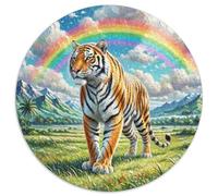 Animales Puzzle 1000 Piezas Puzzles Cute Animaless Rondas De Rompecabezas Juego Familiar Cultivar El Pensamiento para Niños Descompresióny Regalo 1000pcs (67.5x67.5cm)