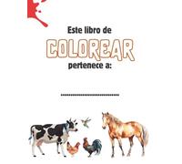 Animales reales para colorear, libro Infantil: 32 Ilustraciones realistas para desarrollar observación, concentración y motricidad fina (+3 años)
