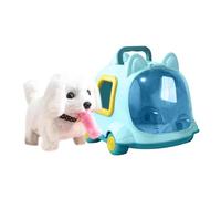 Animales Robot De Peluche, Juego De Cuidado De Animales Para Niños - Peluche Eléctrico De Simulación De Mascotas, Imagina Jugar Un Juguete De Cuidado De Animales Para Raga