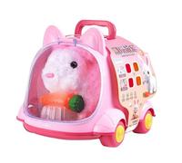 Animales Robot De Peluche, Juego De Cuidado De Animales Para Niños - Peluche Eléctrico De Simulación De Mascotas, Imagina Jugar Un Juguete De Cuidado De Animales Para Raga