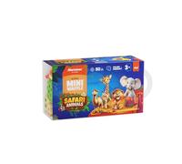 Animales - Safari 50 Piezas Marioinex | Juego de Construcción Educativo para Niños +3 Años | Mini Waffle Ecológico con Figuras de Animales Salvajes | Desarrolla Imaginación y Creatividad