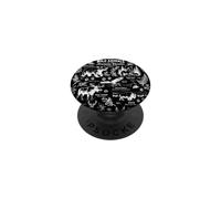 Animales Salvajes de la Frontera Americana Vintage Sketch Collage PopSockets PopGrip Adhesivo