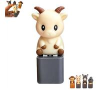 Animales Sound Fidget Clickers,Cute Push Button Noise Maker Keychain Toy,Lighting Up Animals Keyboard Clicker Fidget Toy,Sensory DeskToy Party Favor,Stress Relief for Men and Women Office Workers