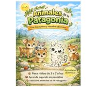 Animales Terrestres de Patagonia: Une puntos y resuelve laberintos