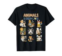Animales y Trabajos de ensueño Carrera Lindo Primer día de Escuela Camiseta