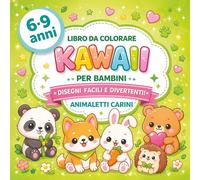 Animaletti Carini: Libro da colorare kawaii con teneri animaletti, scene dolci e disegni semplici per rilassarsi e divertirsi (Kawaii Moments)