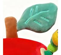 Animaletti Peluche a Forma di frutta morbidi portachiavi ciondolo Decorativo e Resistente | per Bambini casa viaggio scuola scrivania portafoglio borsellino zaino accessorio giocattolo