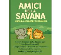 Animali della savana da colorare