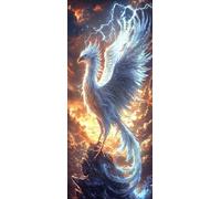 Animali Dipingere con i Numeri Adulti, Misura XXL 35x105cm,L'Aquila Paint by Numbers Kit Principianti Con 3 Penne, Kit Fai Da Te, Hobby Creativi Adulti Regalo Donna Decorazioni, (Senza Cornice) P0M985