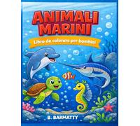 Animali marini: libro da colorare per bambini