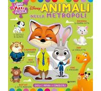Animali nella metropoli. Gioca e impara a conoscerli. Libro maxi puzzle. Ediz. a colori