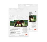Animalintex - Almohadillas de cataplasma para pezuñas para caballos - 3 por paquete, cataplasma equina 3M para heridas de absceso y tratamiento de pezuñas - forma de pezuña precortada