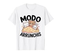 Animalitos Kawaii Oso Gato Conejo Amor Cute Modo Arrunchis Camiseta