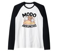 Animalitos Kawaii Oso Gato Conejo Amor Cute Modo Arrunchis Camiseta Manga Raglan