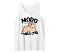 Animalitos Kawaii Oso Gato Conejo Amor Cute Modo Arrunchis Camiseta sin Mangas