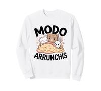 Animalitos Kawaii Oso Gato Conejo Amor Cute Modo Arrunchis Sudadera