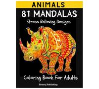 Animals 81 MANDALAS Stress Relieving Designs: colouring book for adults: Hemraj Publishing (1 of 8)